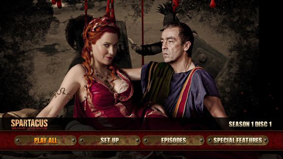 Spartacus hot sale full season